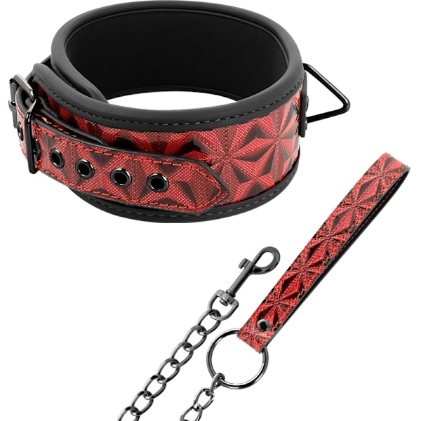 Begme - Red Edition Premium Vegansk läderkrage med neoprenfoder