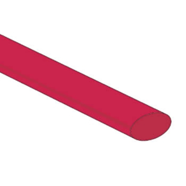 Kutistettava putki 9,5 mm - punainen - 25 kpl
