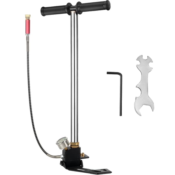 PCP handpump, 3-stegs 4500 PSI, rostfritt stål