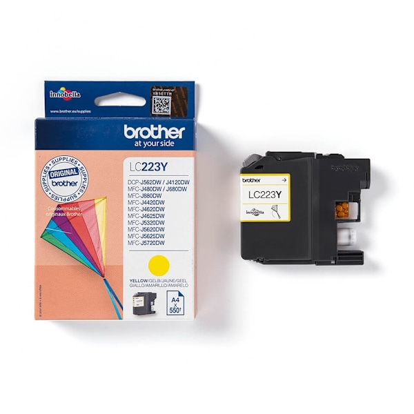 BROTHER Ink LC223Y LC-223 Keltainen