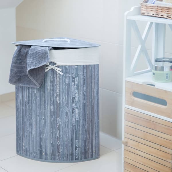 Tvättkorg hörn bambu