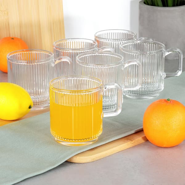 Set med 6 glas, 350 ml kapacitet