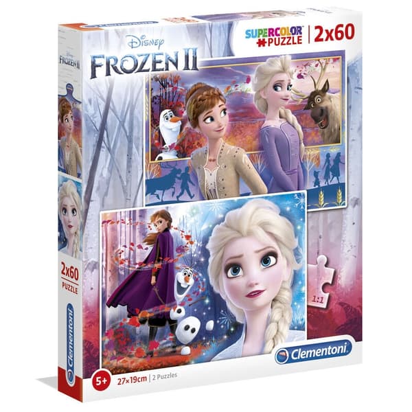Frozen 2 palapeliä, 2 60 palan sarjaa