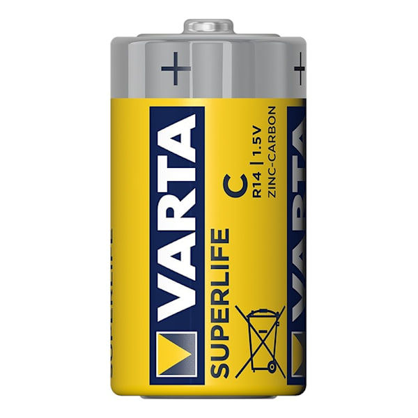 Varta Superlife akut C 2 kpl läpipainopakkauksessa