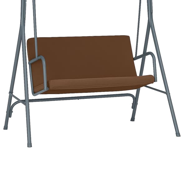 Sittdyna för trädgårdsgunga 127x100 cm Brun MultiGarden