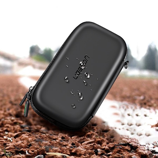 Kotelokotelo HDD-kiintolevylle ja GSM-tarvikkeille 16,5x9,5x4,5cm musta