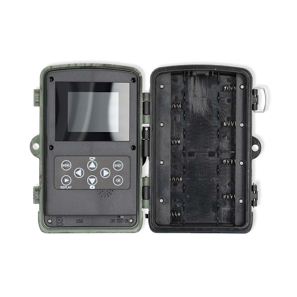 Wildlife Camera | 4K@10fps | 50 MPixel | 5 MPixel CMOS | IP65 | Svart No-Glow IR | Nattseende | Betraktningsvinkel: 60 ° | Rörelsesensor | Detektering