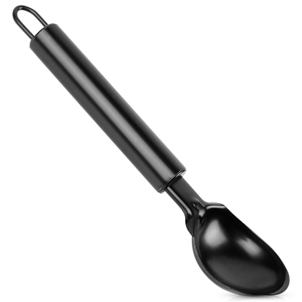 Jäätelökuha, musta teräs, 19 cm