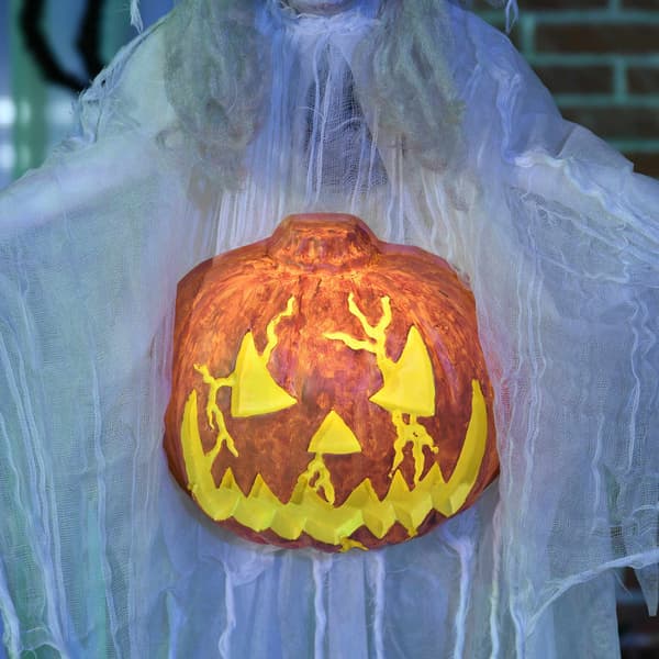 Halloween-spökdekoration med rörelsesensor och LED-lampor