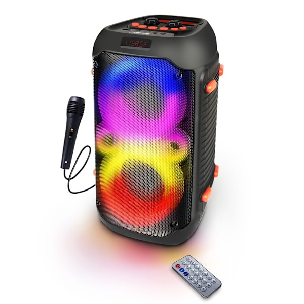 Esperanza Rgb Illuminated Bt Speaker Fm Karaoke Singer