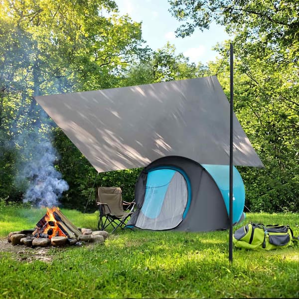 Camping Tarp 230x140 cm, Sininen