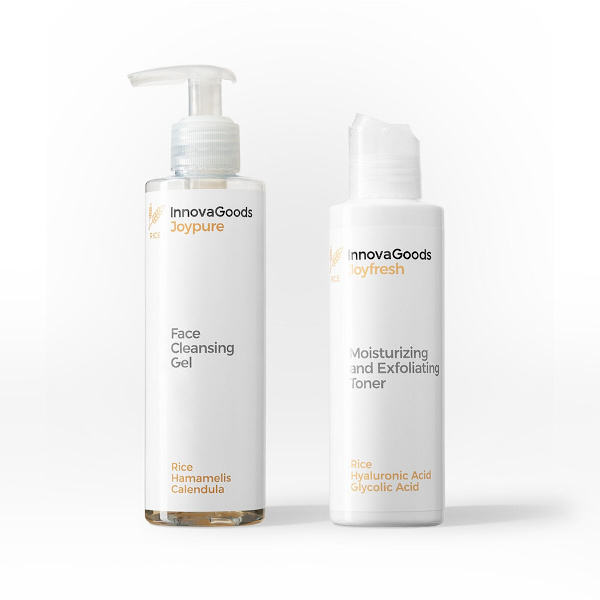 Kasvojen puhdistus Duo Pack Rice InnovaGoods