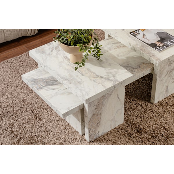 Coffee Table Sanctuary - Fressia Marble