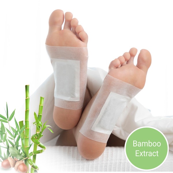 Detox fotplåster Bamboo InnovaGoods 10 antal