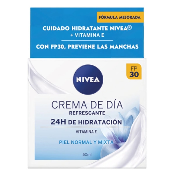 Nivea Cuidado De Dí­a Hidratante Spf30 Piel Normal Y Mixta 50ml