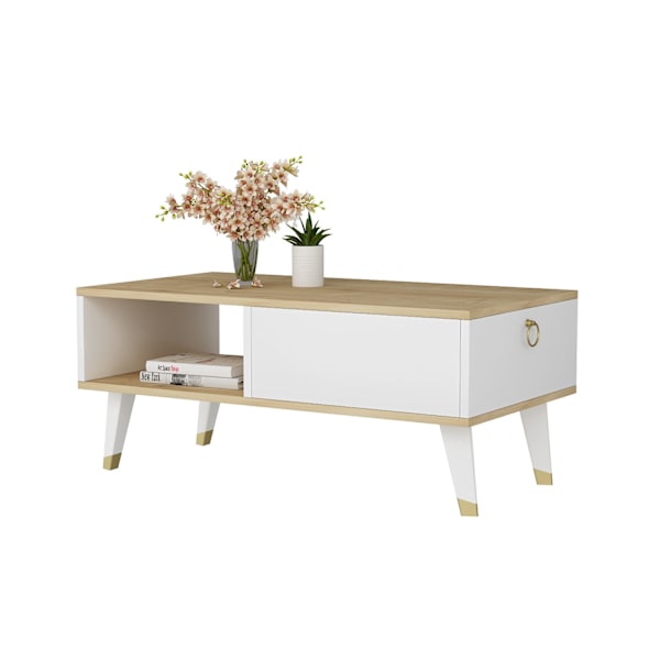 Soffbord Delux - Safir, Vit