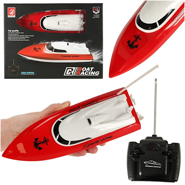 RC båt 4CH mini CP802 röd