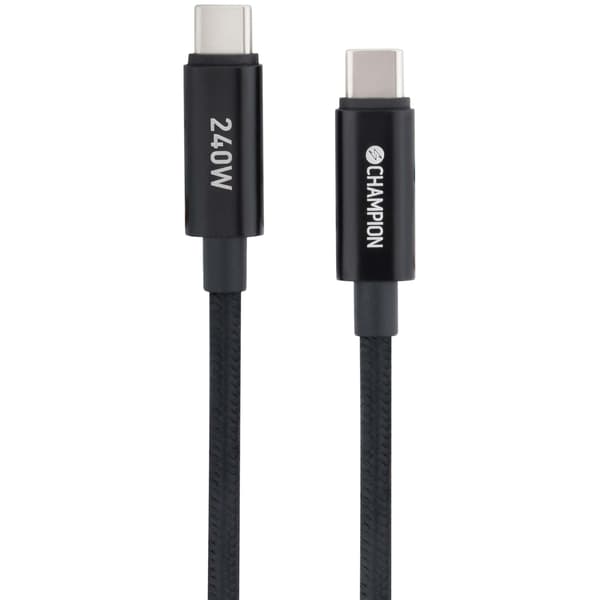 USB-C-kaapeli 240W, 2m, musta
