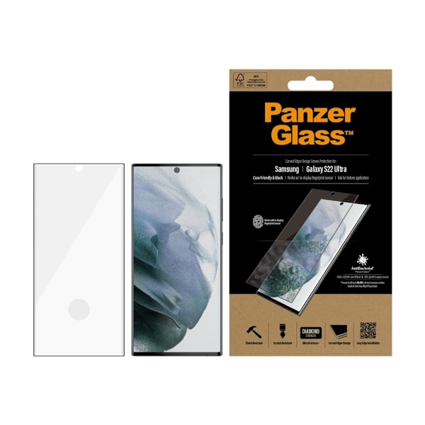 PanzerGlass™ | Case-Friendly - Skærmbeskytter för mobiltelefon - Edge-to-Edge passform