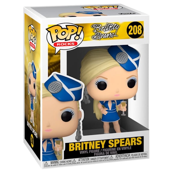 POP-figur Britney Spears Stewardesse