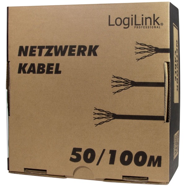Nätverkskabel Installation CAT6 U/UTP 100m