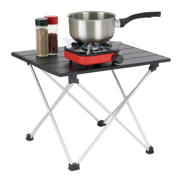 Vikbart campingbord i aluminium – lätt, bärbart