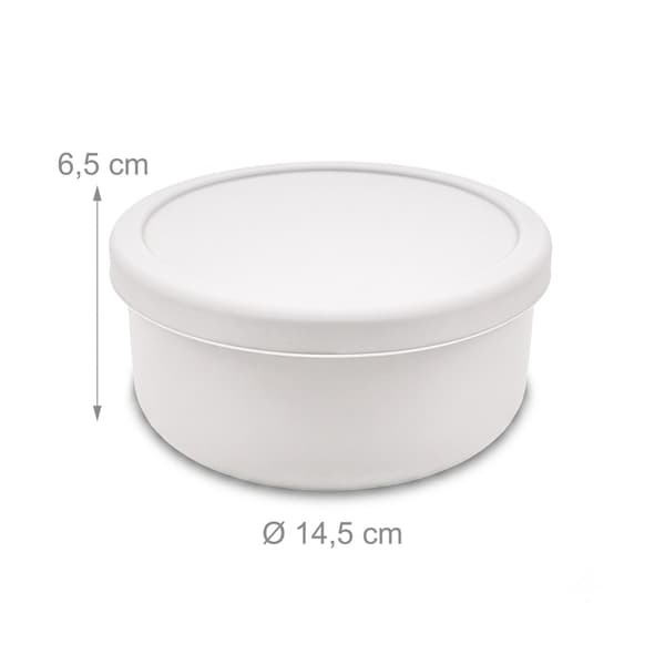 Silikonformade pizzadegslådor med lock, 4-pack