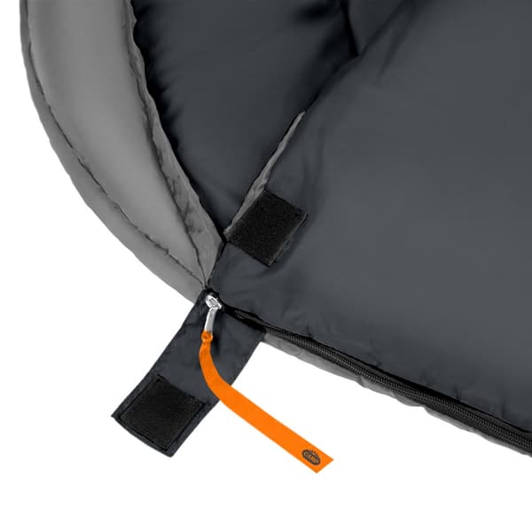 Sovsäck i antracit-orange, storlek L