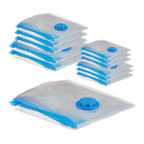 Vakuumförvaringspåsar, 12-pack, 4 storlekar
