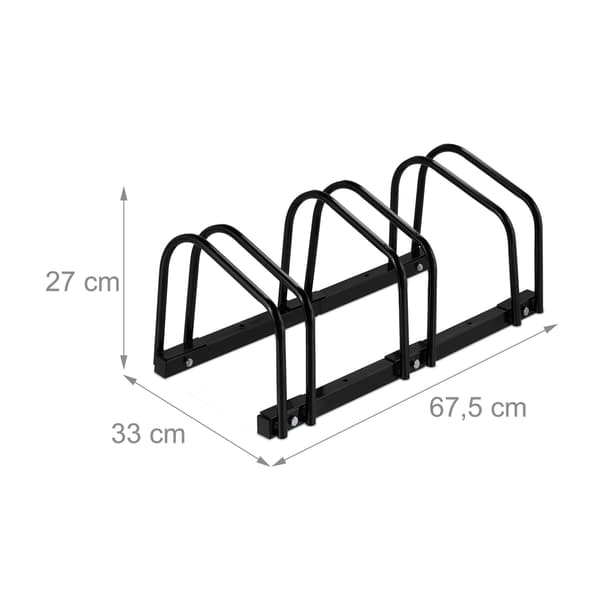 Cykelstativ til 3 cykler