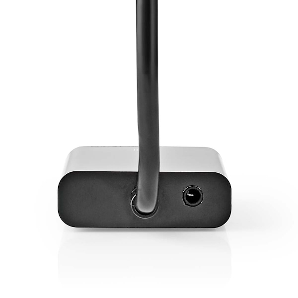 VGA-adapter | HDMI™ Stik | VGA Hun / 3.5 mm Hunstik | Nikkelplateret | Lige | PVC | Sort | Box