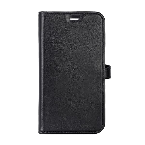 iPhone 17 Pro Läderplånboksfodral, 3 Kortfack, Svart