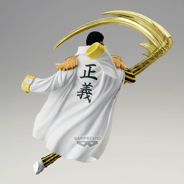 One Piece Borsalino Battle Record Figur, 19 cm samlarobjekt