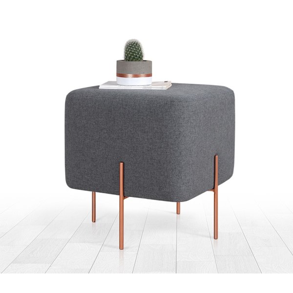 Pouff Copper 59 - tummanharmaa