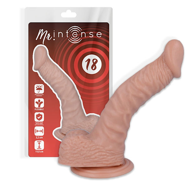 Mr Intense - 18 Realistisk kuk 19,8 Cm -O- 3,2 Cm