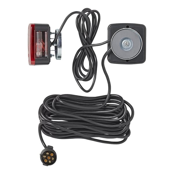 Trailerlygter med magneter 7,5+2,5M kabel