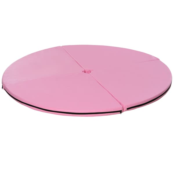 Pole Dance måtte, 5 cm tyk, 150 cm diameter, pink