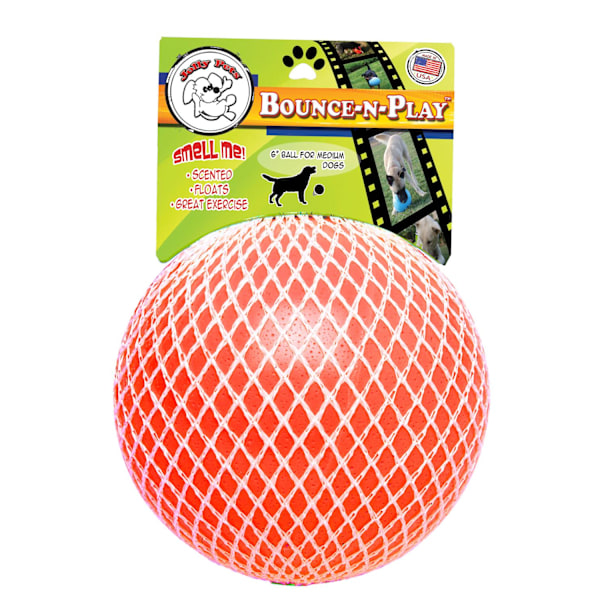 Jolly Ball Bounce-n Play 15 cm Orange (Vaniljdoft)