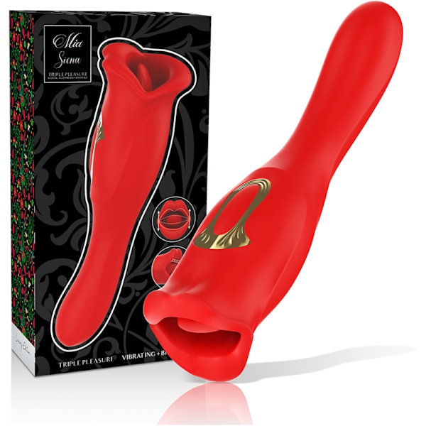 Mia - Siena Triple Pleasure Vibrerande + Bitande