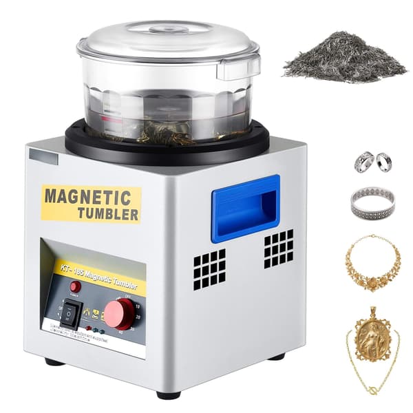 Magnetisk smyckespolerare för glas, 180 mm, justerbar timer