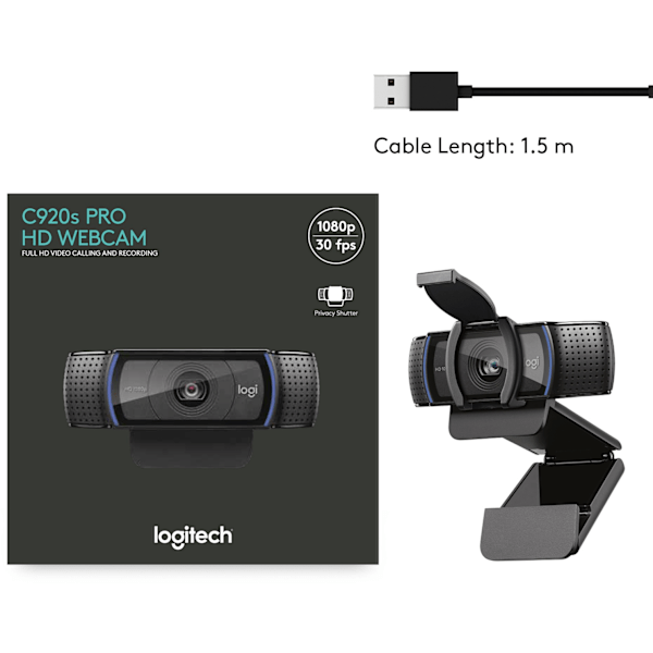 Logitech C920s Pro - Web-kamera