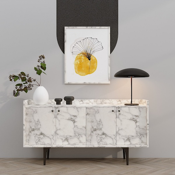 Console Navi - Carrara Marble