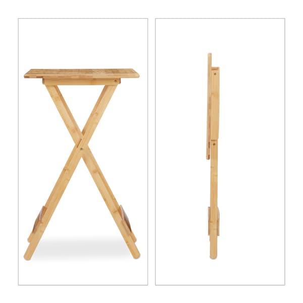 Fällbord i bambu
