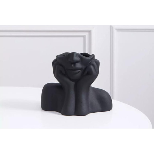 Vase Iskandinav Layd - Sort