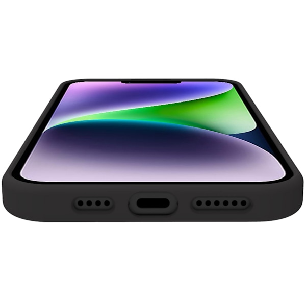 Cromo Soft gummi cover iPhone 15 Plus Sort