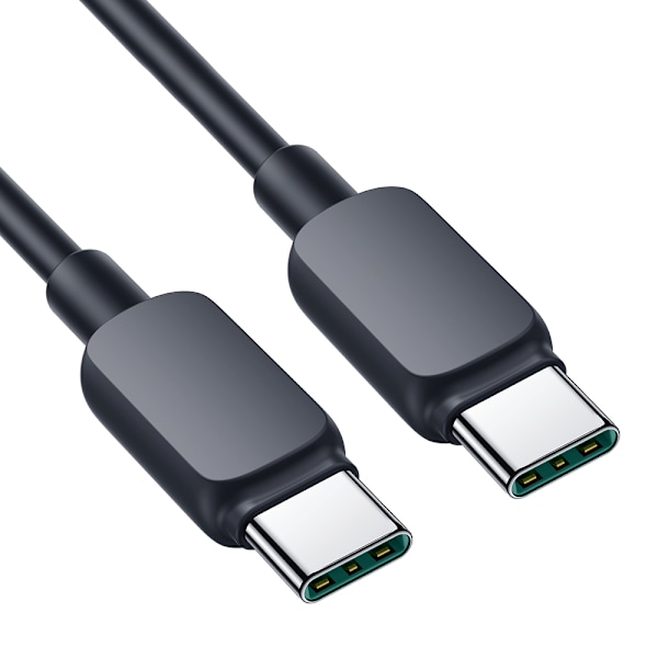 USB-C - USB-C kabel 100W 1,2m sort