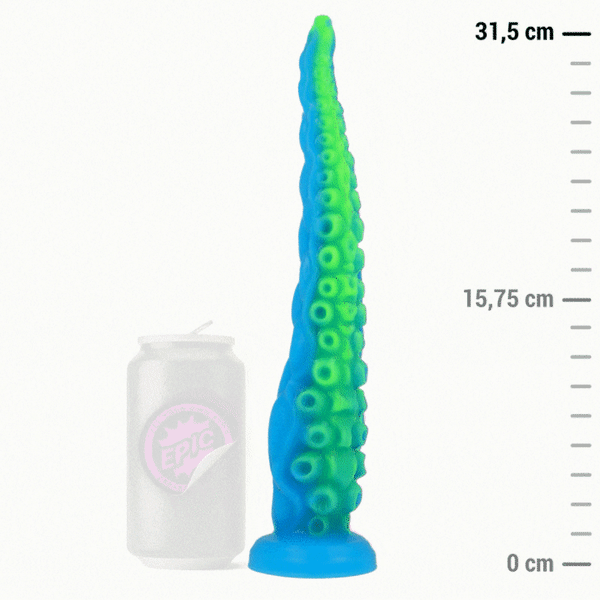 Epic - Scylla Fluorescerande Tunn Tentakel Dildo Stor storlek