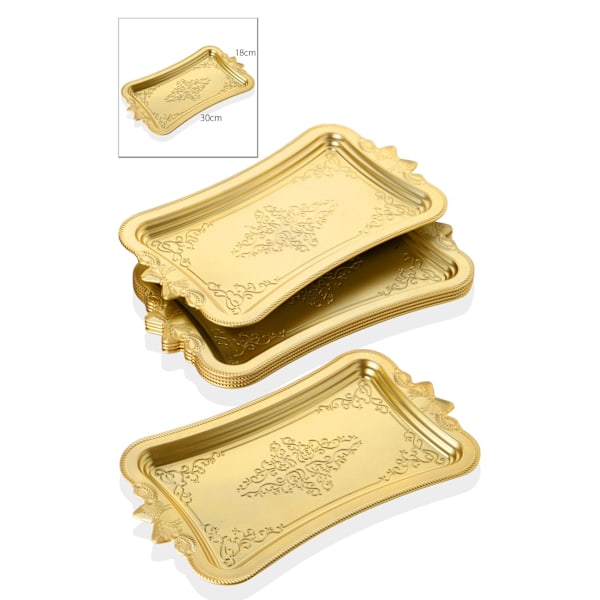 Serveringsbakke (6 stk) MRTK - Guld