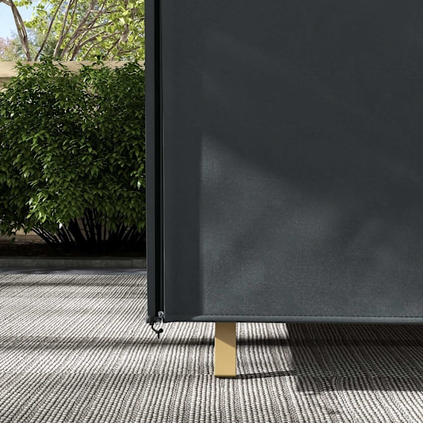Hollywood Swing Cover Vattentätt skyddsöverdrag för trädgårdsgunga med UV-skydd Oxford Black 220 x 125 x 172 cm