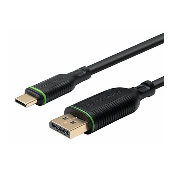 MicroConnect - Sovitinkaapeli - 24-nastainen USB-C (uros) DisplayPortiin (uros) - DisplayPort 1,2 - 1 m